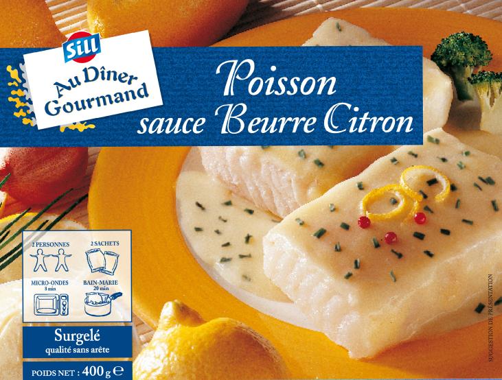 Poisson sauce beurre citron 400g