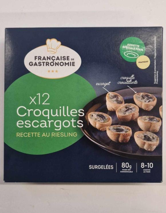 12 Croquilles escargots Tradition Riesling 80g