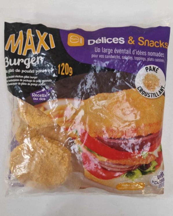 Maxi burger de filet de poulet 1.08kg PROMO