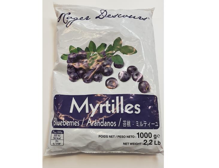 Myrtilles 1kg
