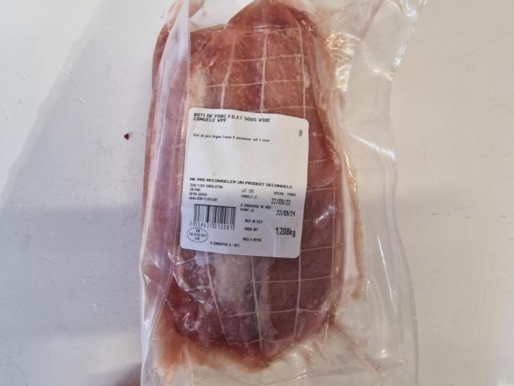 Rôti de porc filet 1.302kg environ